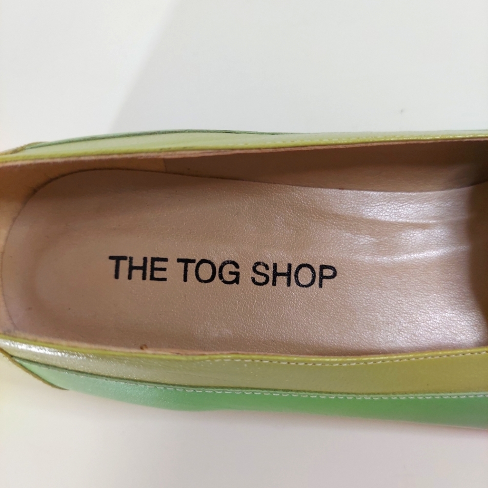 The Tog Shop Multi Toned Green Loafers Women's Size 7.5 M - Picture 8 of 12